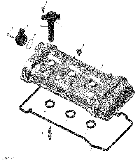 01- ROTAX - Valve Cover