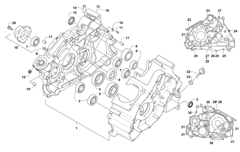 CRANKCASE ASSEMBLY