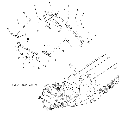 CHASSIS, FRONT - S10PL8ESA/EEA (49SNOWCHASSISFRT09ASLT)