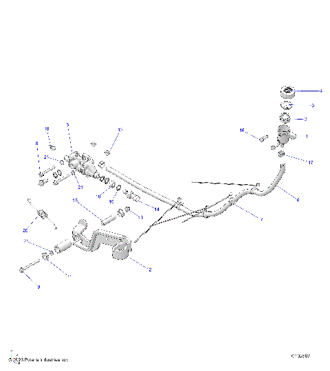 BRAKES, BRAKE PEDAL and MASTER CYLINDER - A26SWE57AL (C102507)