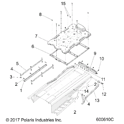 CHASSIS, REAR ASM. - S23FJE8PS/8PE (600610C)
