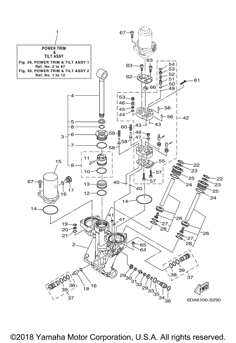 POWER TRIM TILT ASSY 1