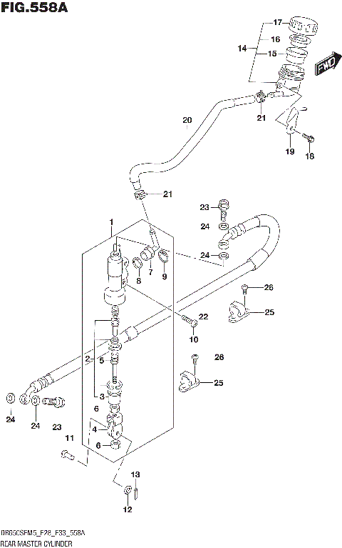 REAR MASTER CYLINDER