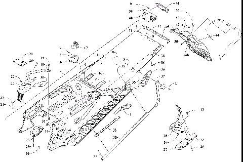 TUNNEL AND SNOWFLAP ASSEMBLY [106957]