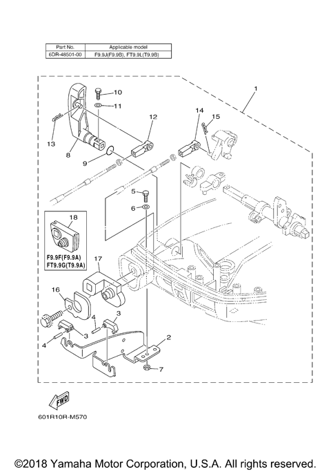 REMOTE CONTROL ATTACH F9.9 T9.9