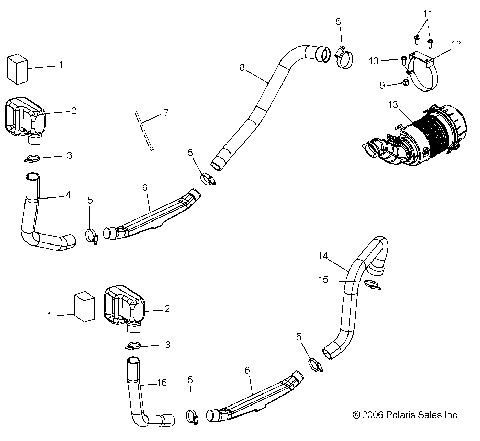 ENGINE and CLUTCH AIR INTAKE - R07RF68AD/AF (49RGRAIRINTAKE077006X6)