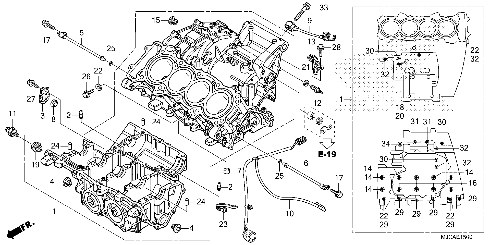CBR600RR 24年モデル取外し部品 2024 Honda Motorcycles Parts-Finder Diagrams | Team