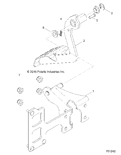 BRAKES, PEDAL AND MASTER CYLINDER - Z18VHA57F2 (701242)