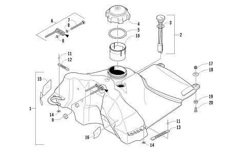 GAS TANK ASSEMBLY