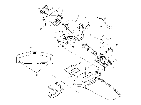 STEERING - W014699D (4964816481A012)