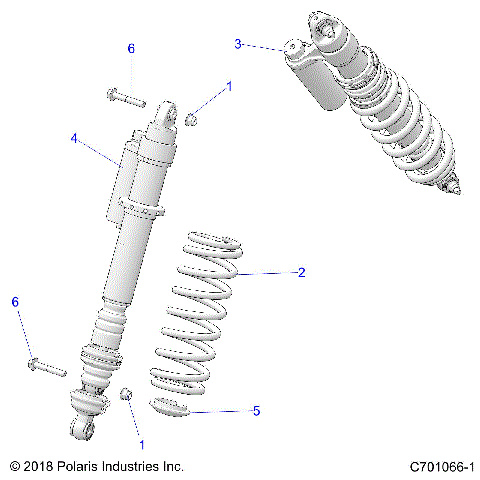 SUSPENSION, REAR SHOCK MOUNTING - Z20ASS99C2/CH/FH (C701066-1)