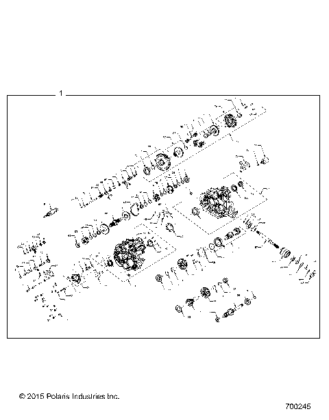 DRIVE TRAIN, MAIN GEARCASE - 16RMA57A1/A4/A9/L1/E57AS (700245)