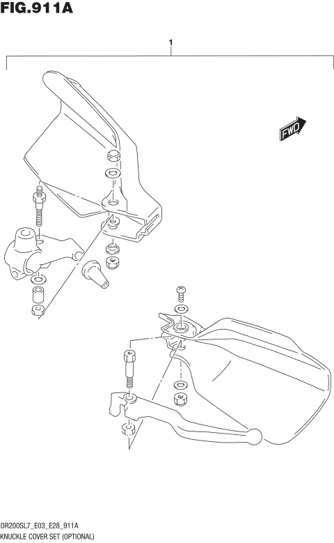 KNUCKLE COVER SET (OPTIONAL)