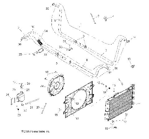 ENGINE, COOLING SYSTEM - R08WH68AG/AH/AK/AR (49RGRCOOL08CREW)