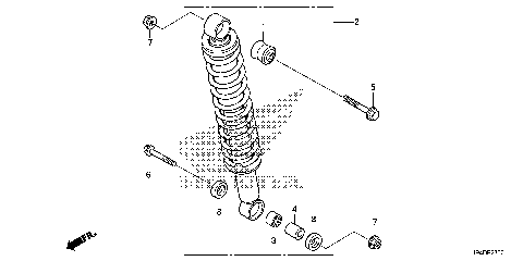REAR SHOCK ABSORBER