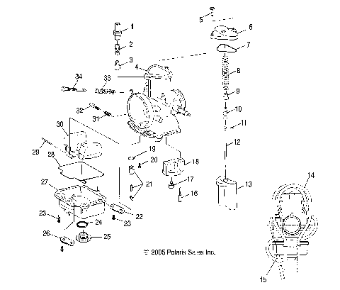 ENGINE, CARBURETOR - S07MX4CS/CE (4997179717D01)