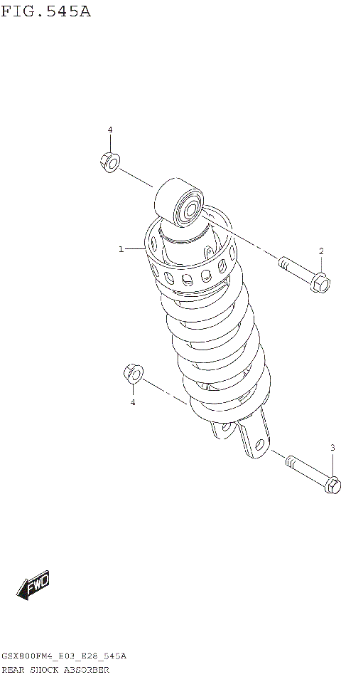 REAR SHOCK ABSORBER
