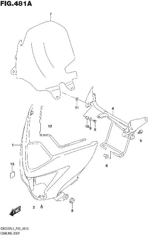 COWLING BODY