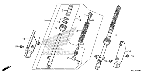 FRONT SHOCK ABSORBER