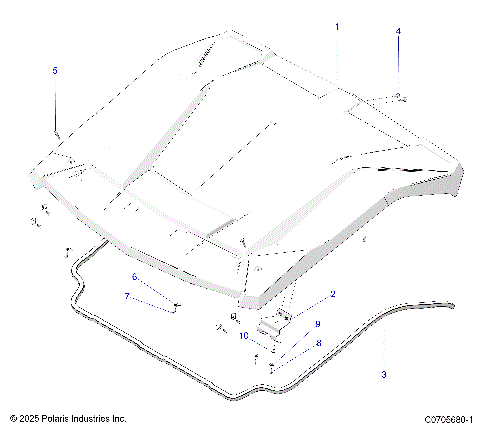 BODY, ROOF - G26GAB99CN
