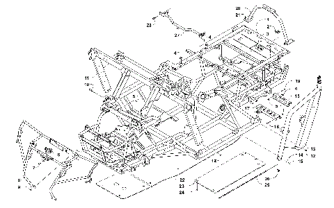 FRAME AND RELATED PARTS [301304]