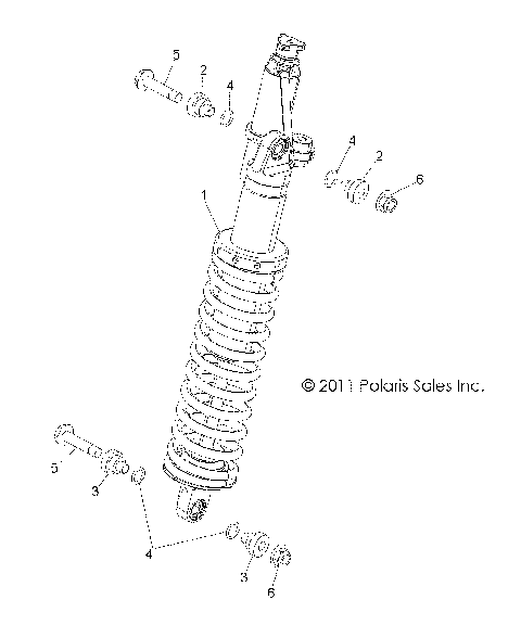 SUSPENSION, FRONT SHOCK MOUNTING - R12TH76AI/AIC (49RGRSHOCKMTG12800XP)