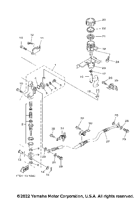 REAR MASTER CYLINDER