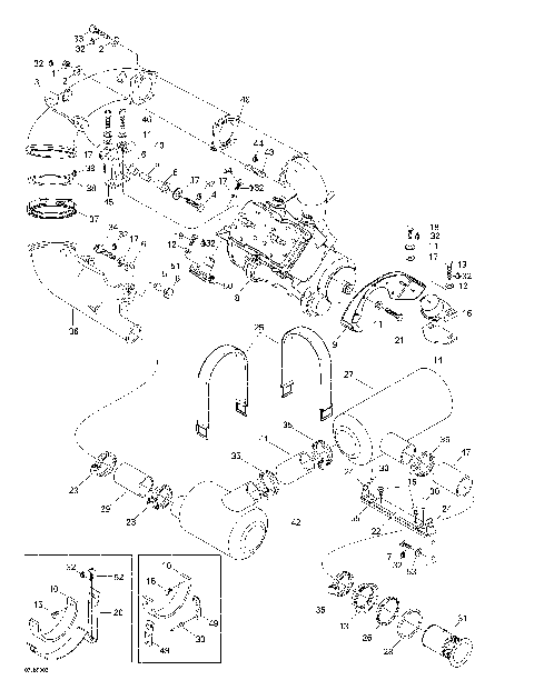 01- Engine Support And Muffler