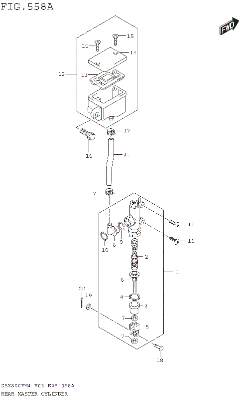 REAR MASTER CYLINDER