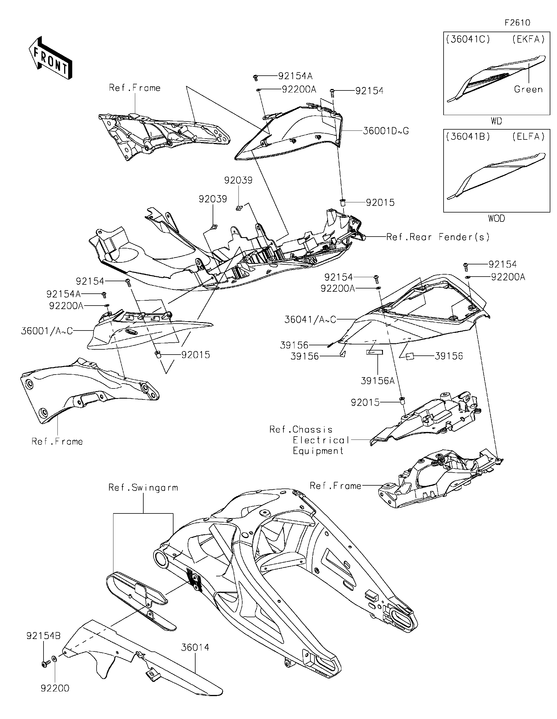 2019 Kawasaki Motorcycles Parts Viewer | SRS Motorsports