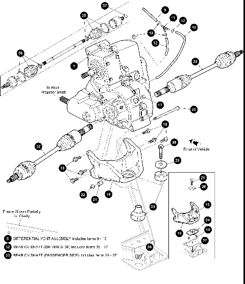 REAR DRIVE GEARCASEAXLES [302403]
