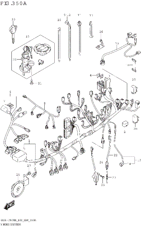 WIRING HARNESS (E03,E28)