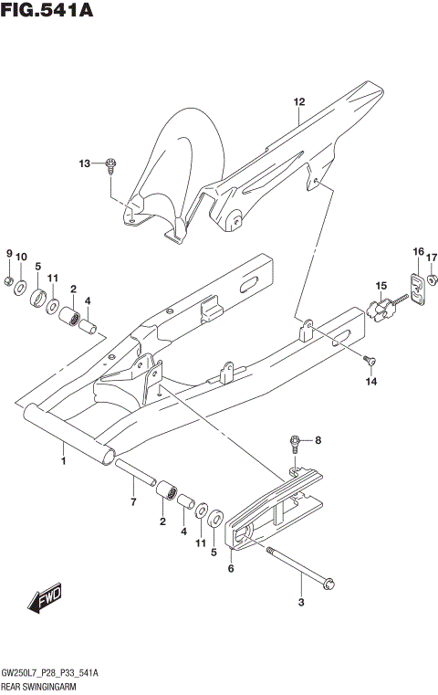 REAR SWINGINGARM