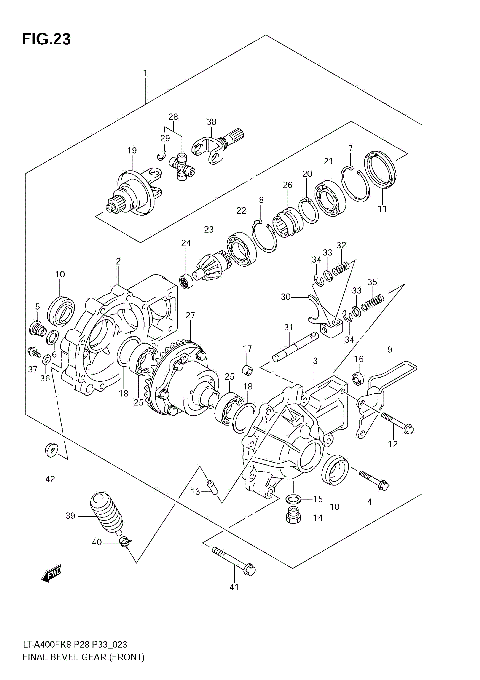 FINAL BEVEL GEAR (FRONT)