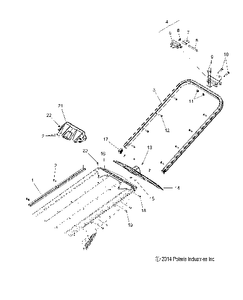 BODY, BUMPER, REAR, SNOWFLAP and TAILLIGHT COVER - S16CJ5BSL/BEL (49SNOWBUMPERRR15550ADV)