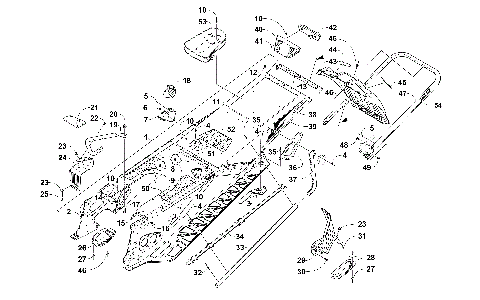 TUNNEL, REAR BUMPER, AND SNOWFLAP ASSEMBLY [103712]