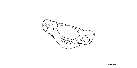 CHROME FRONT LOWER COWL