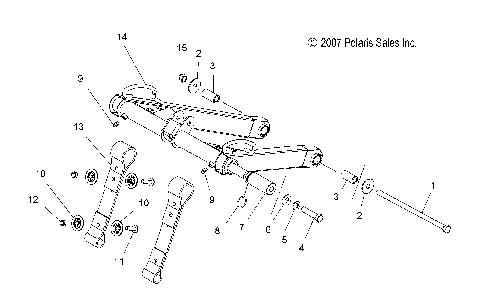 SUSPENSION, TORQUE ARM, FRONT - S10PR8ESA/ESL (49SNOWFTA086008BALL)