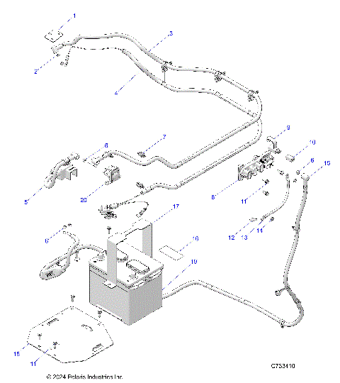 ELECTRICAL, BATTERY - R25MAE57B5/B6 (C733410)