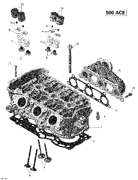 01- Cylinder Head - 900 ACE