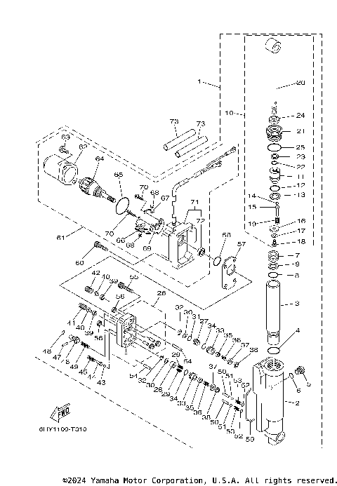POWER TRIM TILT ASSY