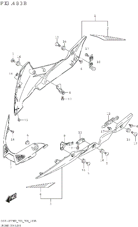 UNDER COWLING (GSX-S750Z,GSX-S750ZA)
