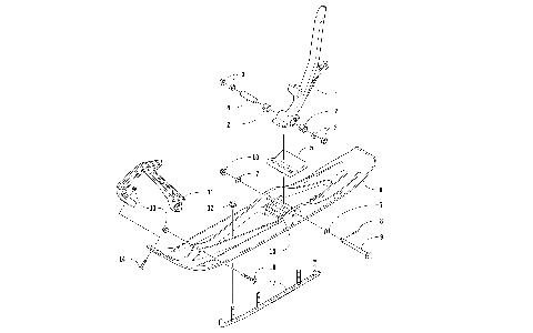 SKI AND SPINDLE ASSEMBLY [105222]