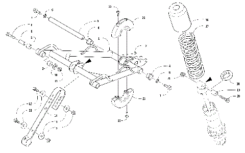 REAR SUSPENSION FRONT ARM ASSEMBLY [104297]