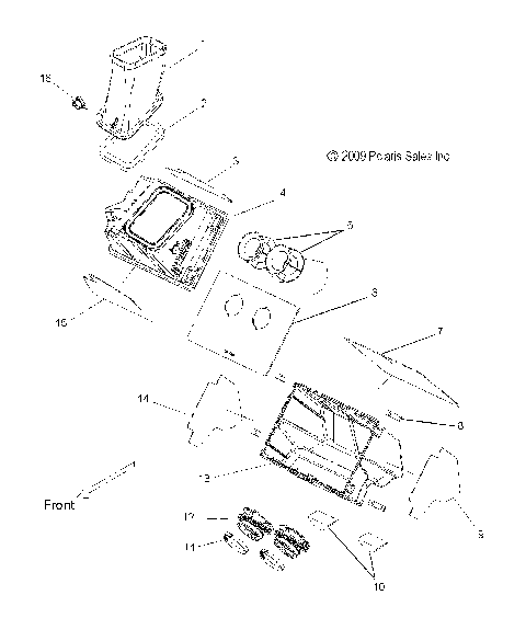 ENGINE, AIR INTAKE SYSTEM - S10BF6KSL/KSA/KEA (49SNOWAIR10PR)