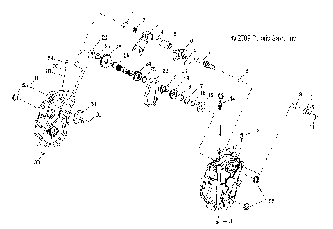 DRIVE TRAIN, GEARCASE (1 of 2) - S12SU4BEL (49SNOWDRIVETRAIN10WIDELX)