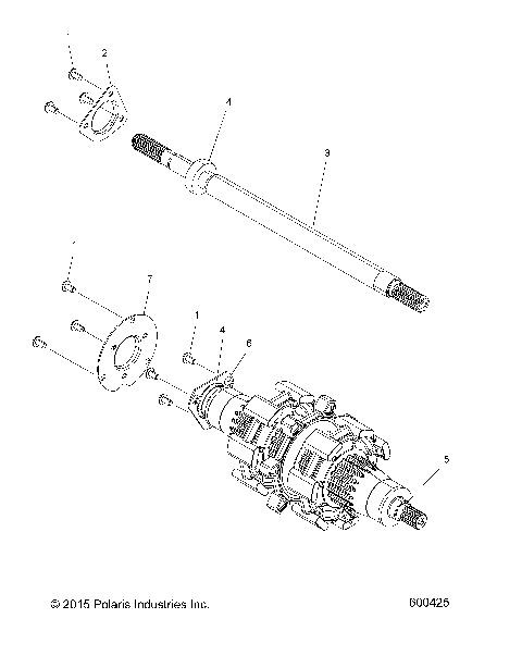 DRIVE TRAIN, JACKSHAFT and DRIVESHAFT - S19EHM8PS ALL OPTIONS (600425)