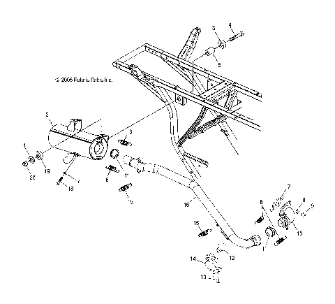 EXHAUST SYSTEM - A07CA32AA (4999202939920293A09)