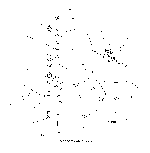 BRAKE, VALVE SYSTEM - A07MH76FA (49ATVBRAKEVALVE075EFIIN)