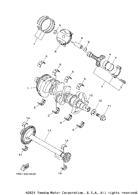 CRANKSHAFT & PISTON